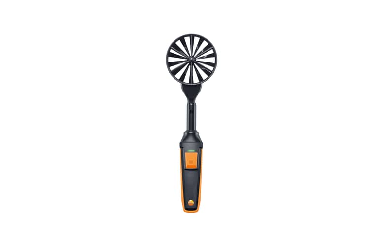 Vane probe (&Oslash; 100 mm, digital) with Bluetooth&reg; including temperature sensor